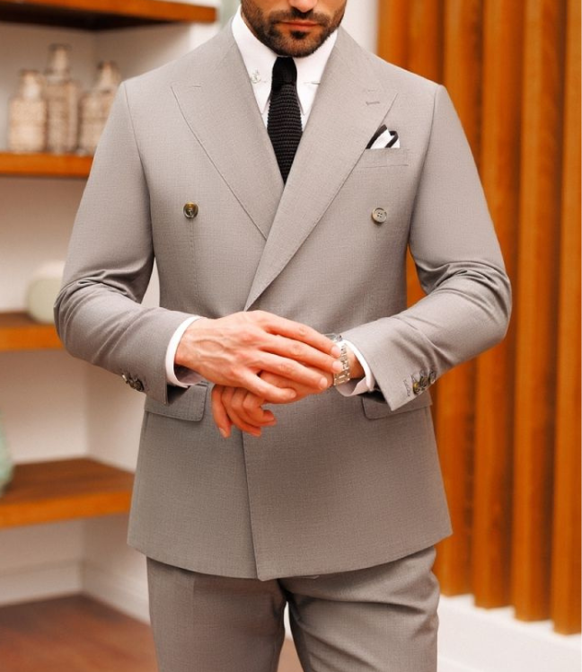 Navy Blue Classic Fit Suit