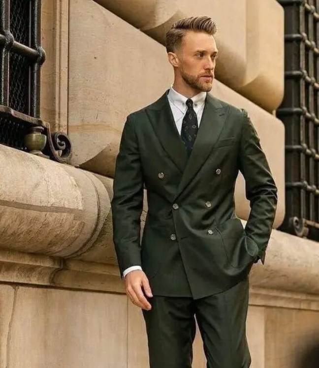 Burgundy Tuxedo Suit