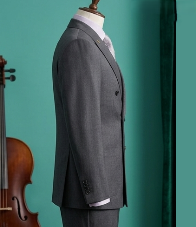 The Windsor Charcoal Bespoke Suit