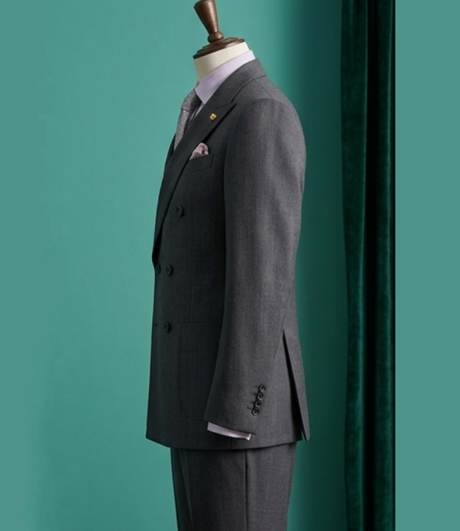 The Windsor Charcoal Bespoke Suit