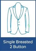 Single 2 Breasted Button