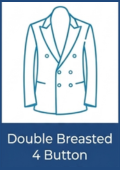 Double 4 Breasted Button